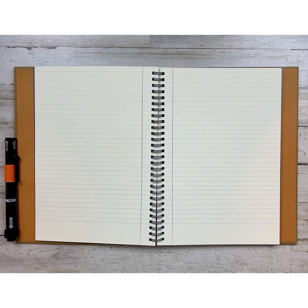 K&Company SMASH Retro Style Journal Scrapbook Notebook w/ Pen Spiral Bound - Picture 3 of 3